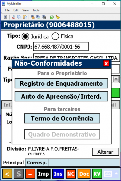 Botão Registro de Enquadramento.PNG