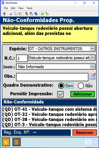 Tela Não Conformidades.PNG
